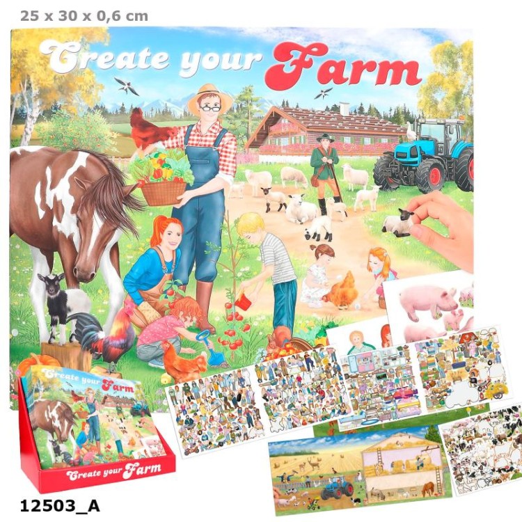 Create a Farm Colouring Book