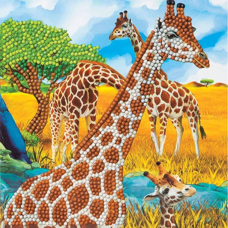 Crystal Art Card - Giraffe