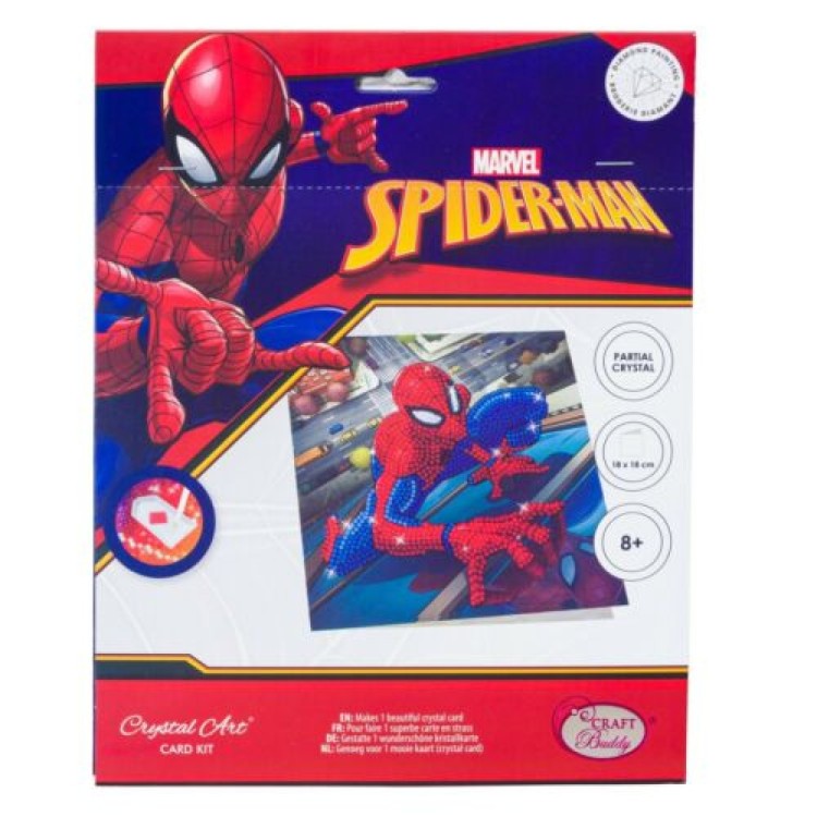 Crystal Art Card - Spiderman
