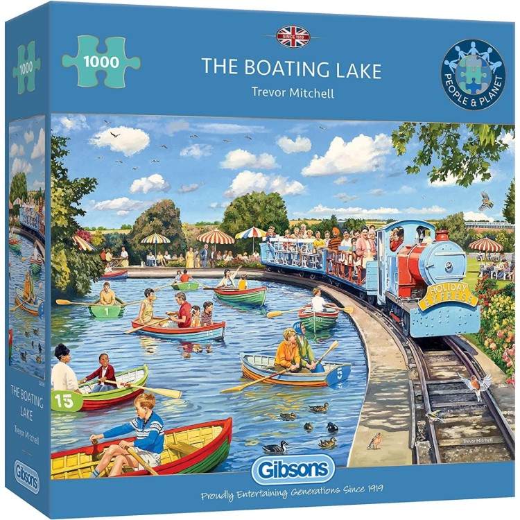 Gibsons 1000 Piece The Boating Lake