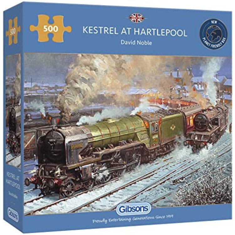 Gibsons 500 Piece Puzzle Kestrel at Hartlepool