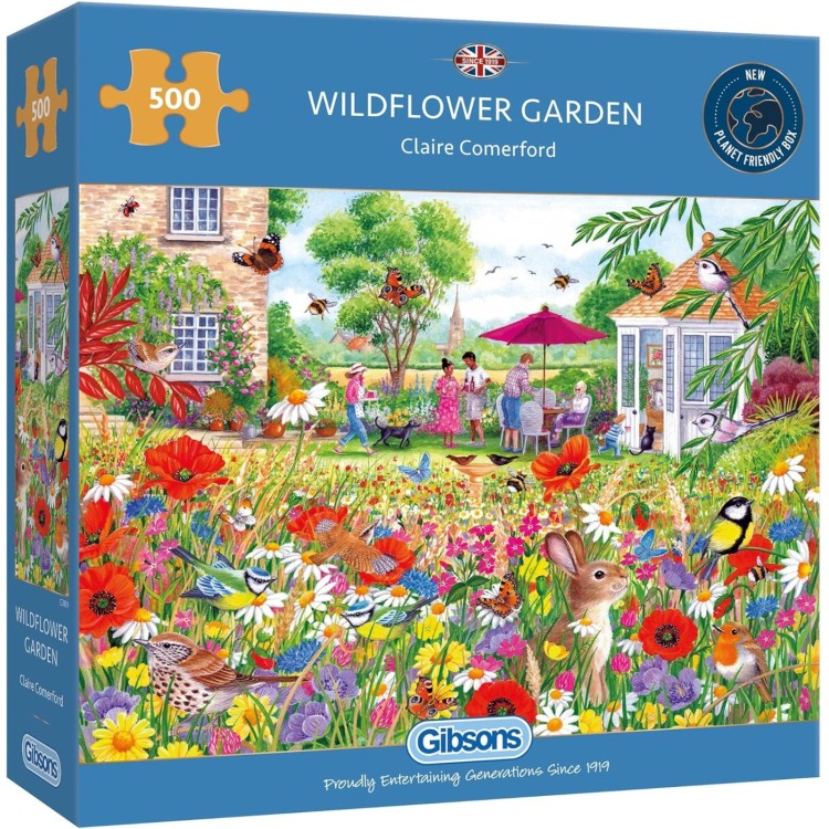 Gibsons 500 Piece Puzzle Wildflower Garden