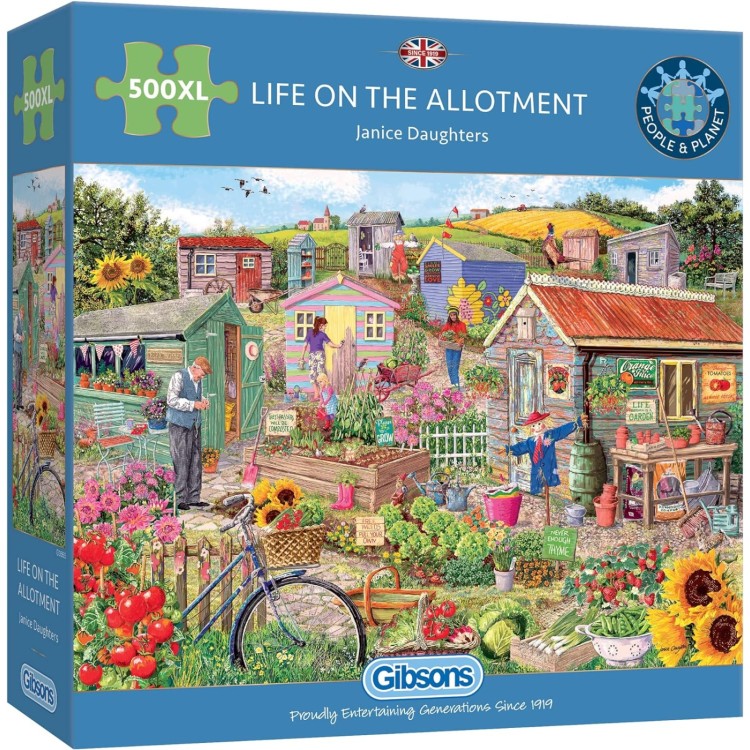 Gibsons 500XL Piece Puzzle Life on the Allotments
