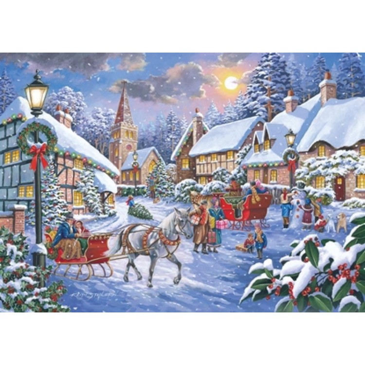 House of Puzzles 1000 Piece Jingle Bells