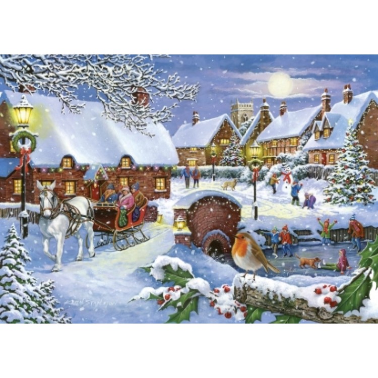 House of Puzzles 1000 Piece Sleigh Ride