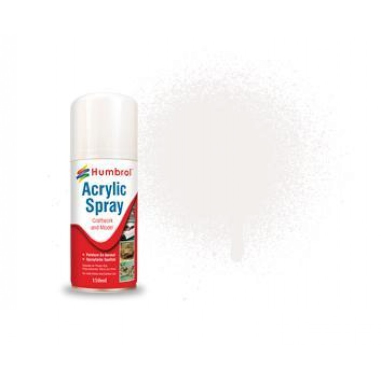 Humbrol 22 White Gloss Acrylic Spray Paint