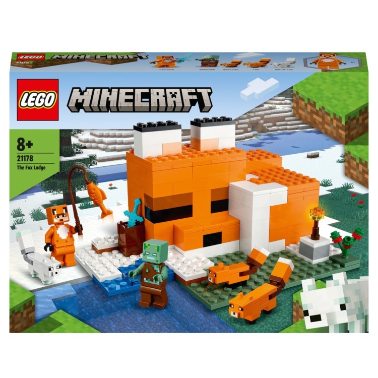 Lego 21178 Minecraft Fox Lodge