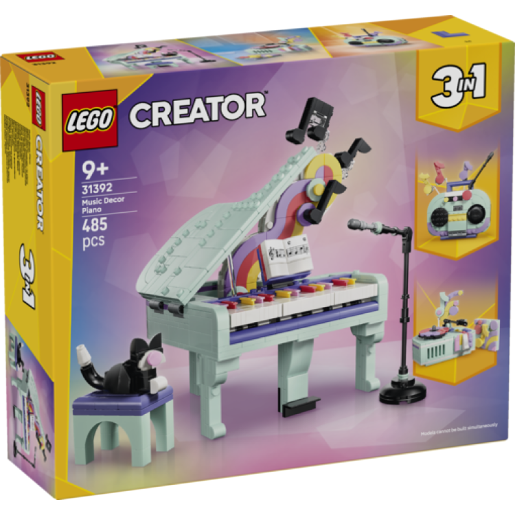 LEGO 31392 Creator Music Deco Piano with Cat