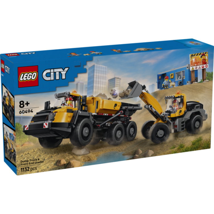 LEGO 60494 City Dump Truck & Front End Loader