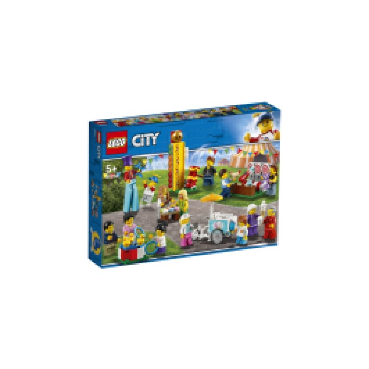 people pack fun fair