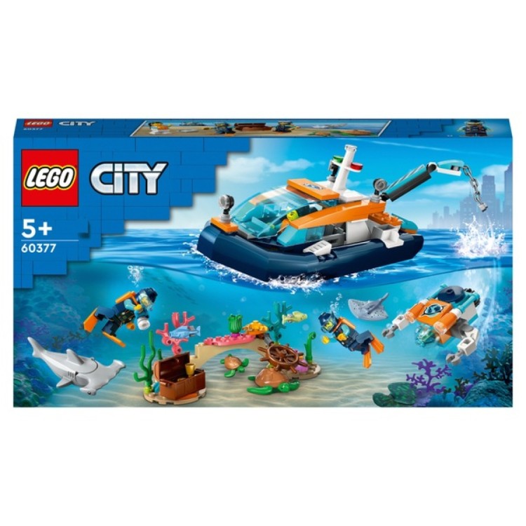 LEGO City 60377 Explorer Diving Boat