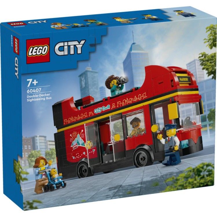 LEGO City 60407 Red Double Decker Sightseeing Bus