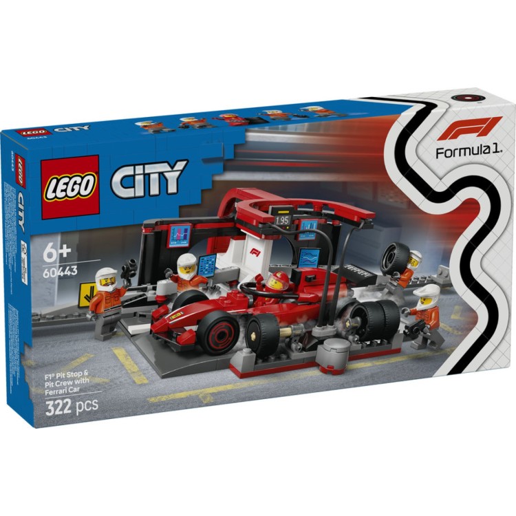 Lego City 60443 F1 Pit Stop & Pit Crew
