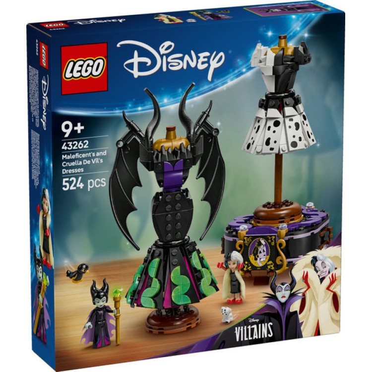 Lego Disney 43262 Maleficent & Cruella De Vils Dresses