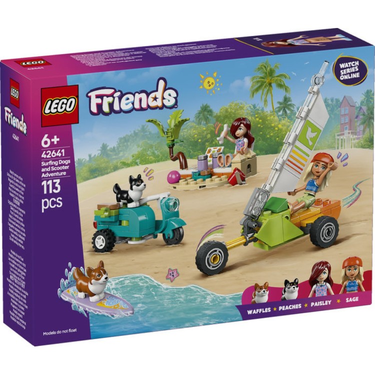 Lego Friends 42641 Surfing Dogs & Scooter Adventure