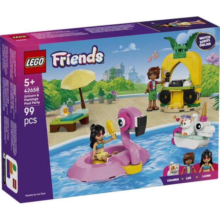 LEGO Friends 42658 Unicorn and Flamingo Pool
