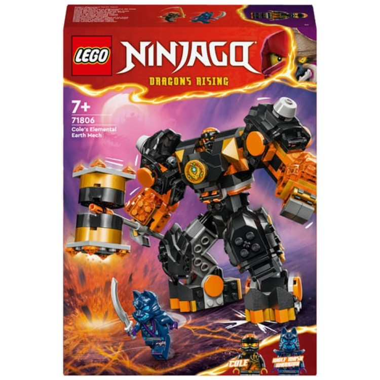 LEGO Ninjago 71806 Cole's Elemental Earth Mech