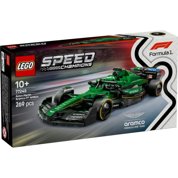 Lego Speed 77245 Aston Martin Aramco F1 AMR24 Race Car