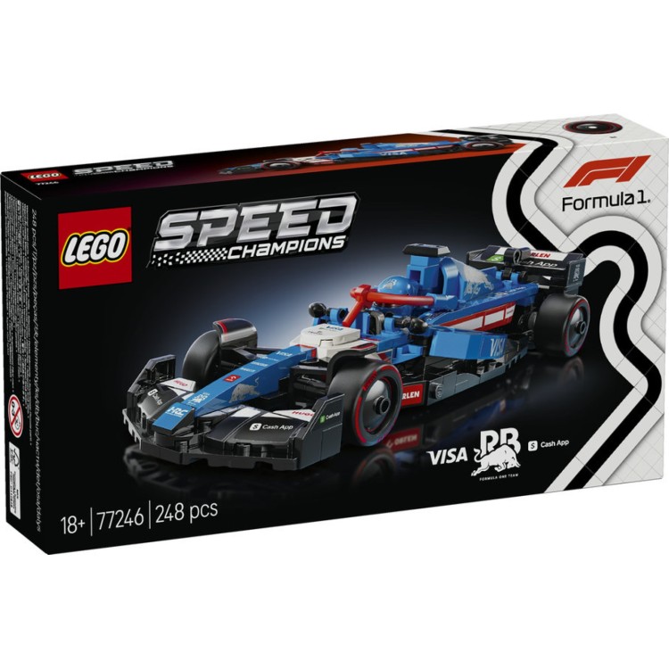 Lego Speed 77246 Visa Cash App RB VCARB 01 F1 race Car