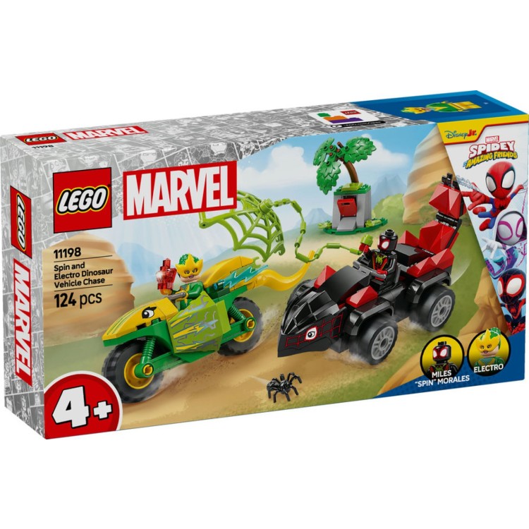 Lego Spidey 11198 Spin & Electro Dino Vehicle Chase