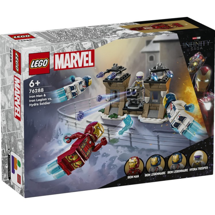 LEGO Super Heroes 76288 Iron Man & Iron Legion vs Hydra Soldier