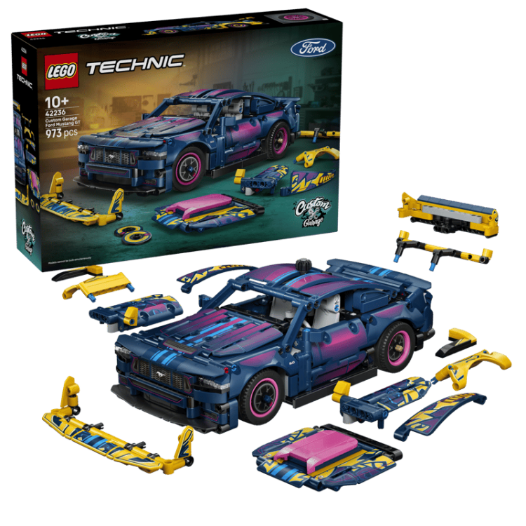 LEGO Technic 42236 Custom Garage Ford Mustang Gt