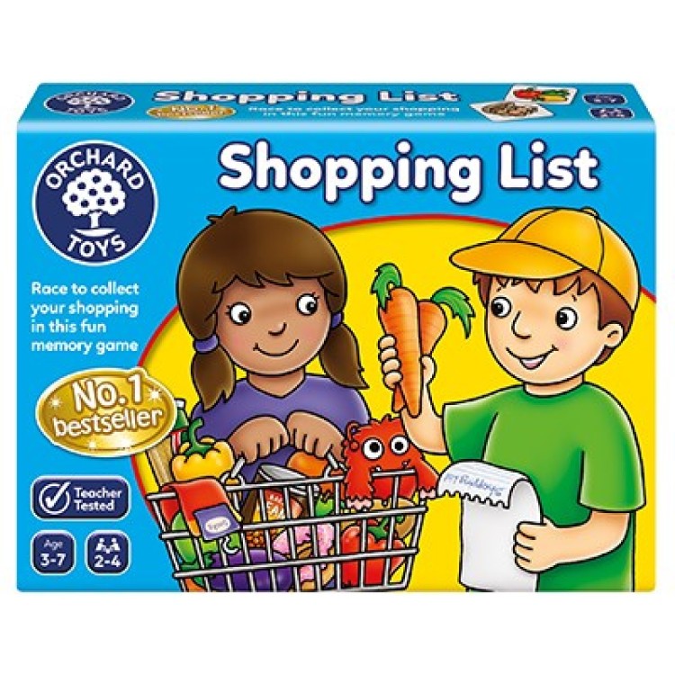 Orcahrd Toys Shopping List