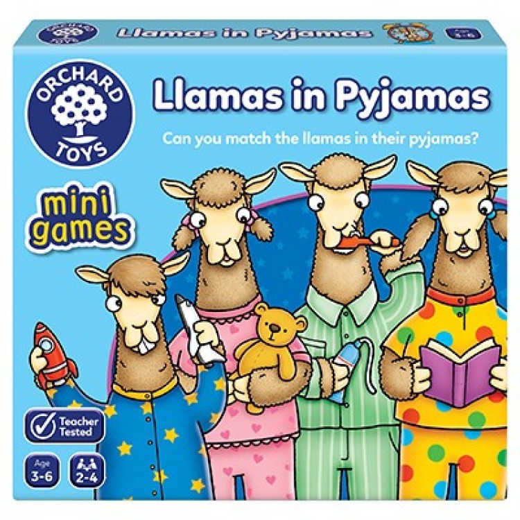 Orchard Toys Mini Game Llamas in Pyjamas