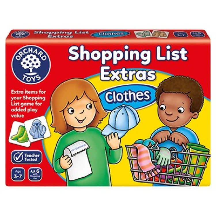 Orchard Toys Shopping List Extras Clothes