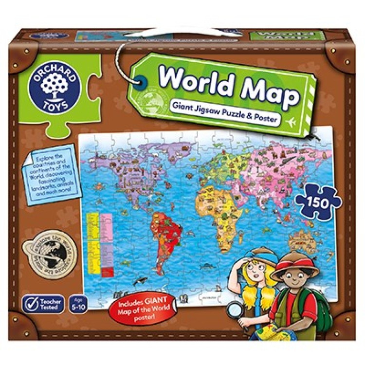 Orchard Toys World Map Puzzle