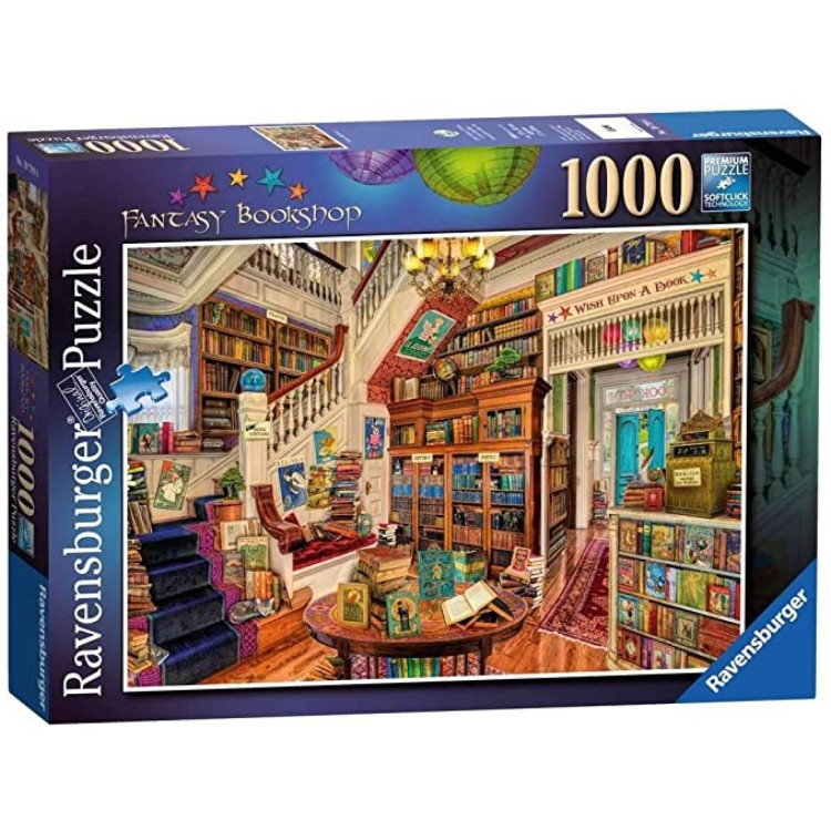 Ravensburger 1000 Piece Puzzle - Fantasy Book Shop