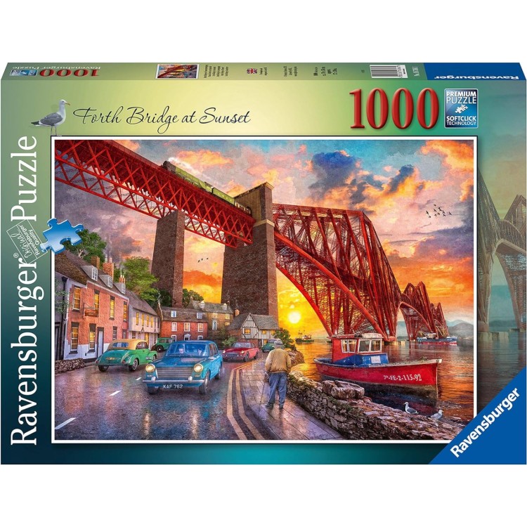 Ravensburger 1000 Piece Puzzle - Forth Bridge at Sunset