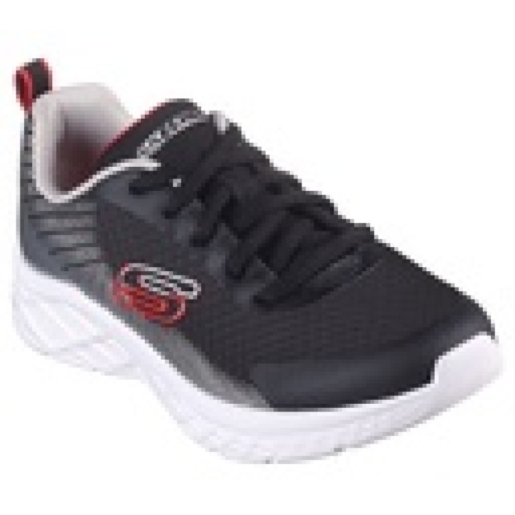 Sketchers Microspec II Black/Silver/Red - Size J10