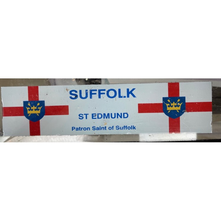 St Edmund of Suffolk Car Sticker