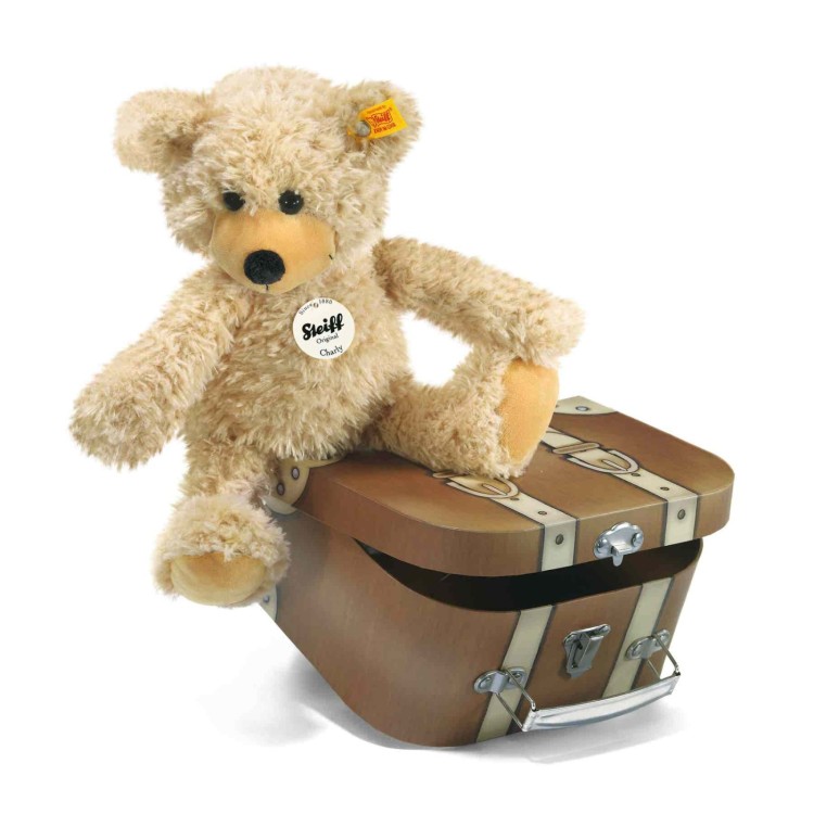 Steiff 012938 Charly Bear in Suitcase