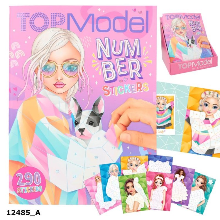 Top Model Number Stickers
