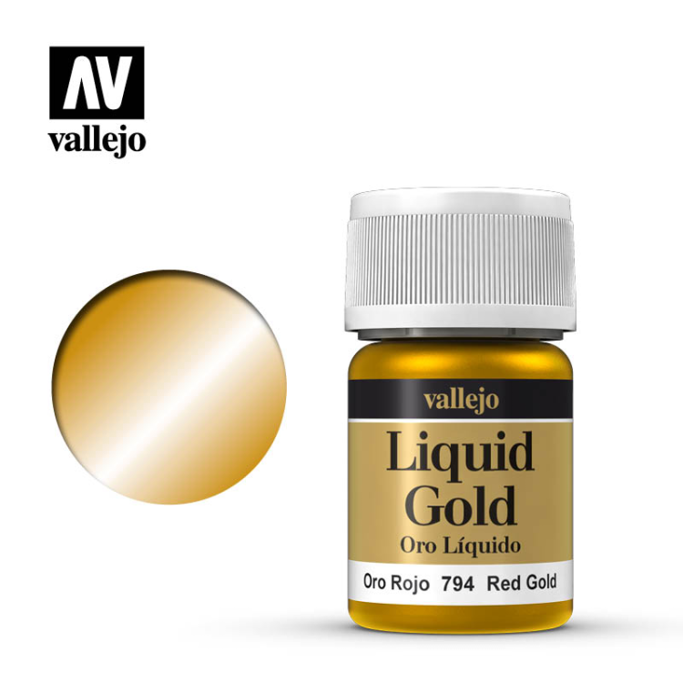 Vallejo 70.794 Liquid Red Gold