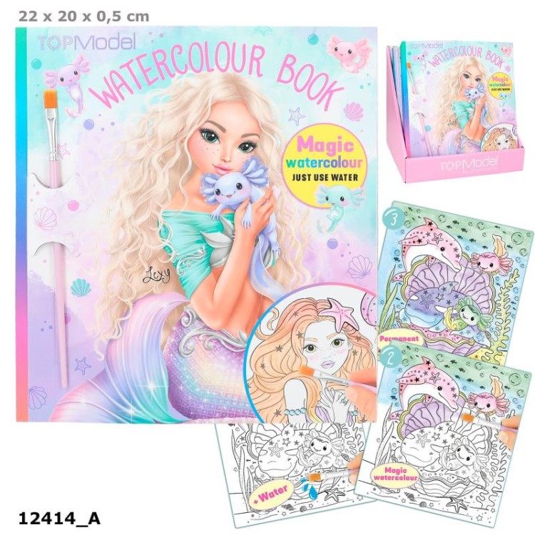 Watercolour Book Mermaid